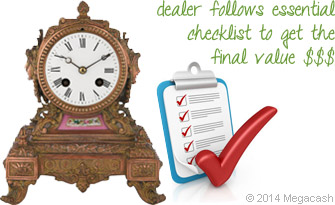 dealer follows essential checklist to get the final value $$$